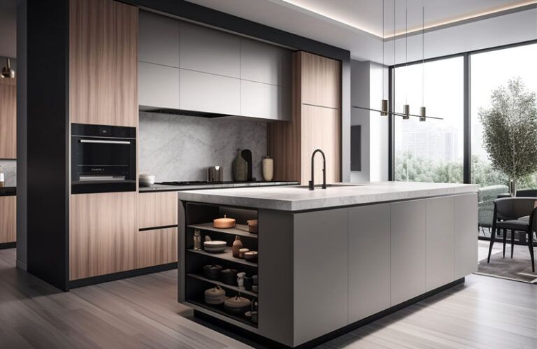 contemporary kitchen cabinets from China