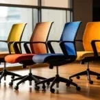Custom-Tailored Office Conference Chairs – Swivel Feature, Breathable Mesh, Multiple Color Options