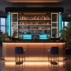 Elevate Your Space: Customized Restaurant Bar Counters for Unique Ambiances-6