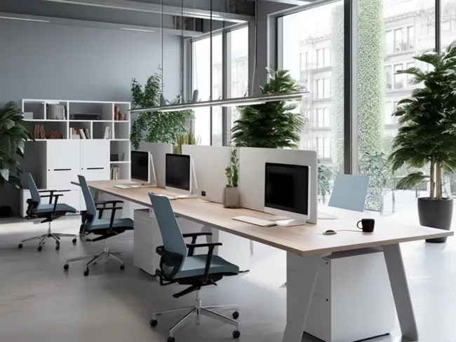 Expandable Commercial Office Workstation: Customizable Layouts for Growing Teams