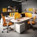 Tailored Office Workstation Solution - Integrated Cable Management, Personalized Storage Options-6