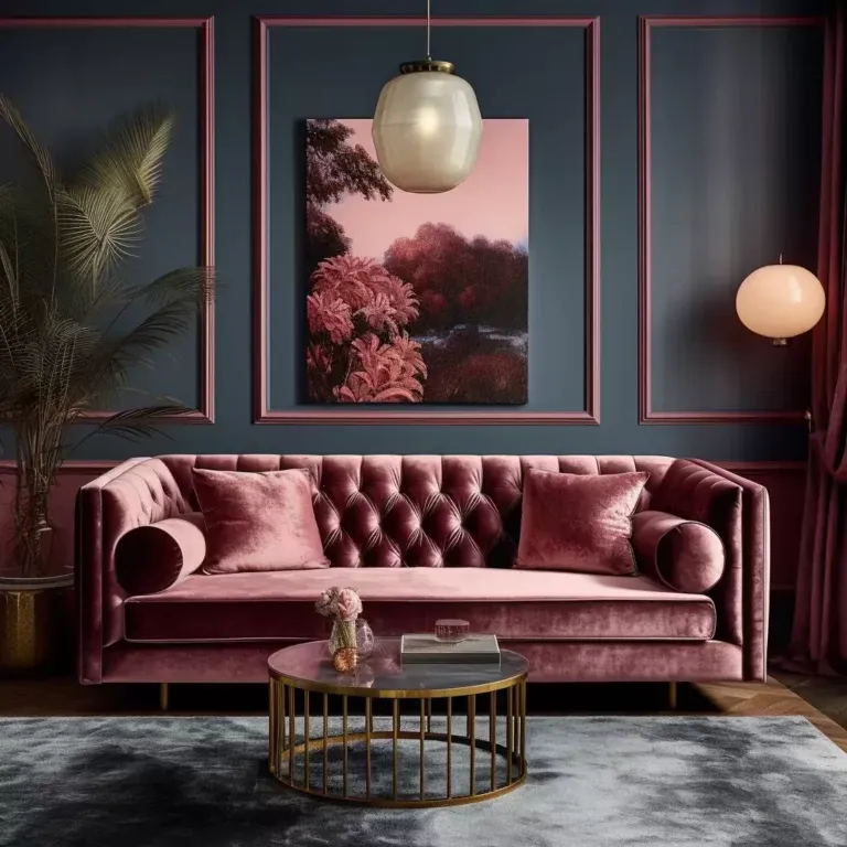 Luxurious Velvet Custom Living Room Sofa
