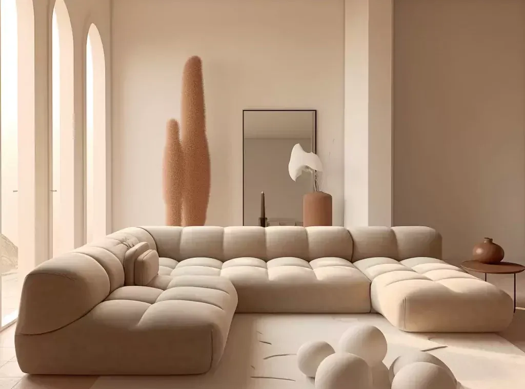 Modern Custom Living Room Sofa Couches: The Nordic Retreat