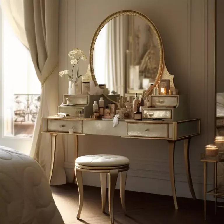 أناقة باركلينج: خزانة غرفة نوم ذهبية مخصصة