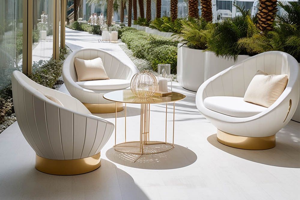 luxury hotel outdoor furniture