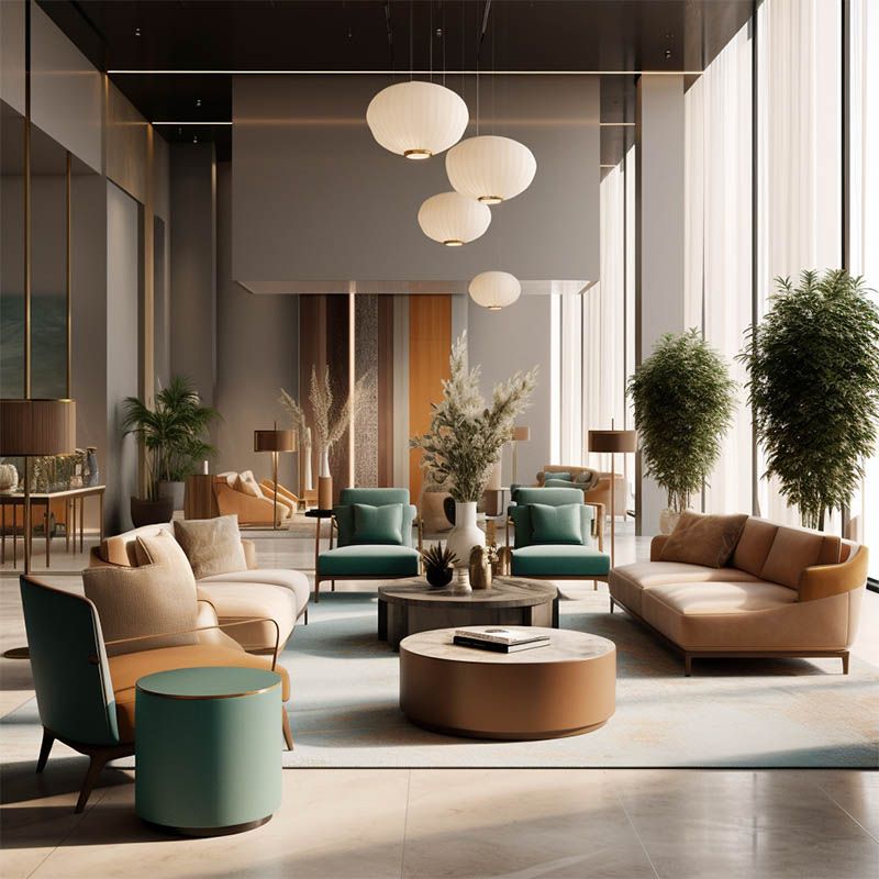 modern hotel lobby furniture