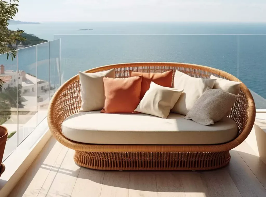 Premium Rattan Hotel Outdoor Sofas: Modular Design with Weather-Resistant Cushions