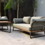 Premium Rattan Hotel Outdoor Sofas: Modular Design with Weather-Resistant Cushions-2