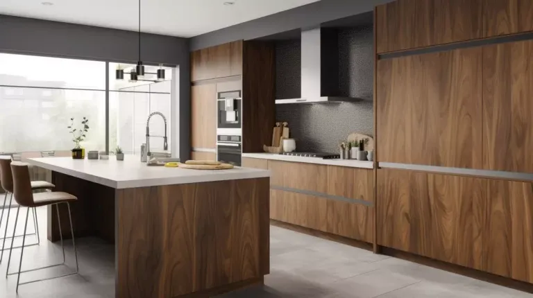 عجائب الخشب: خزانة المطبخ الحديثة - تصميم فني وتخطيط واسع وبنية متينة