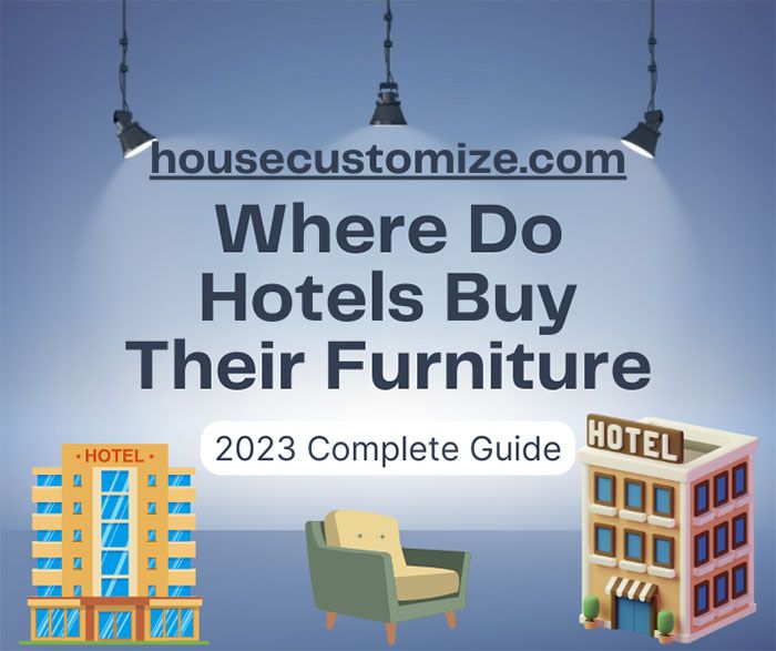 ¿Dónde compran los hoteles sus muebles?