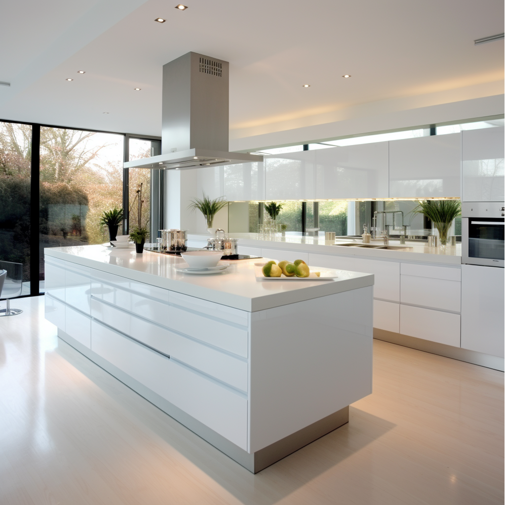 Luxury White Kitchen Cabinets With A Clean-cut Look